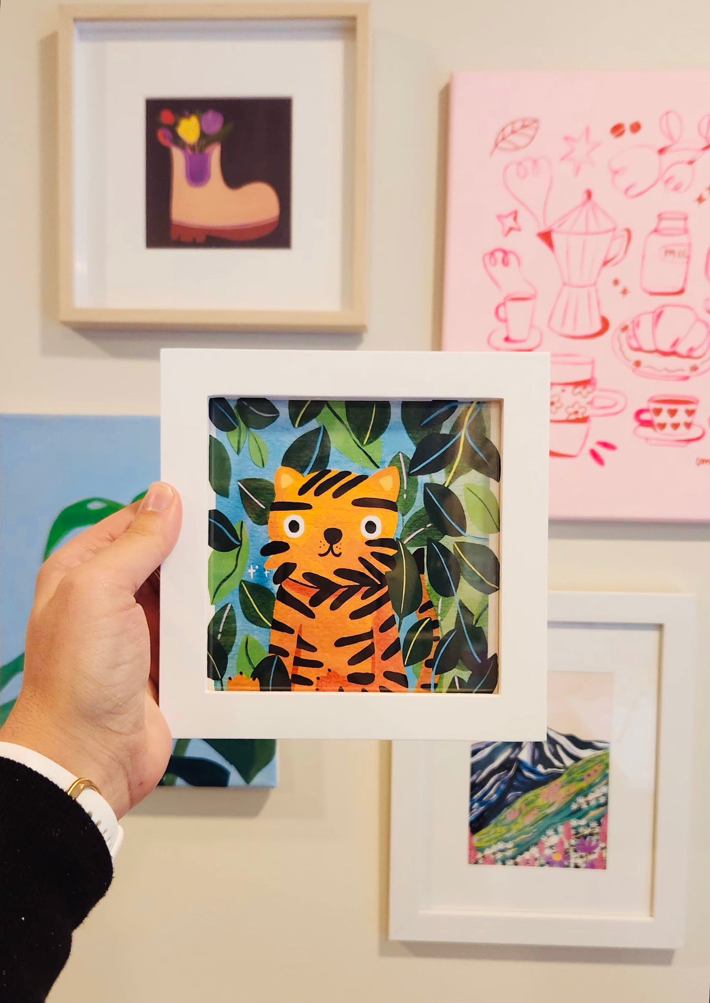 Tod The Tiger Small Art Print