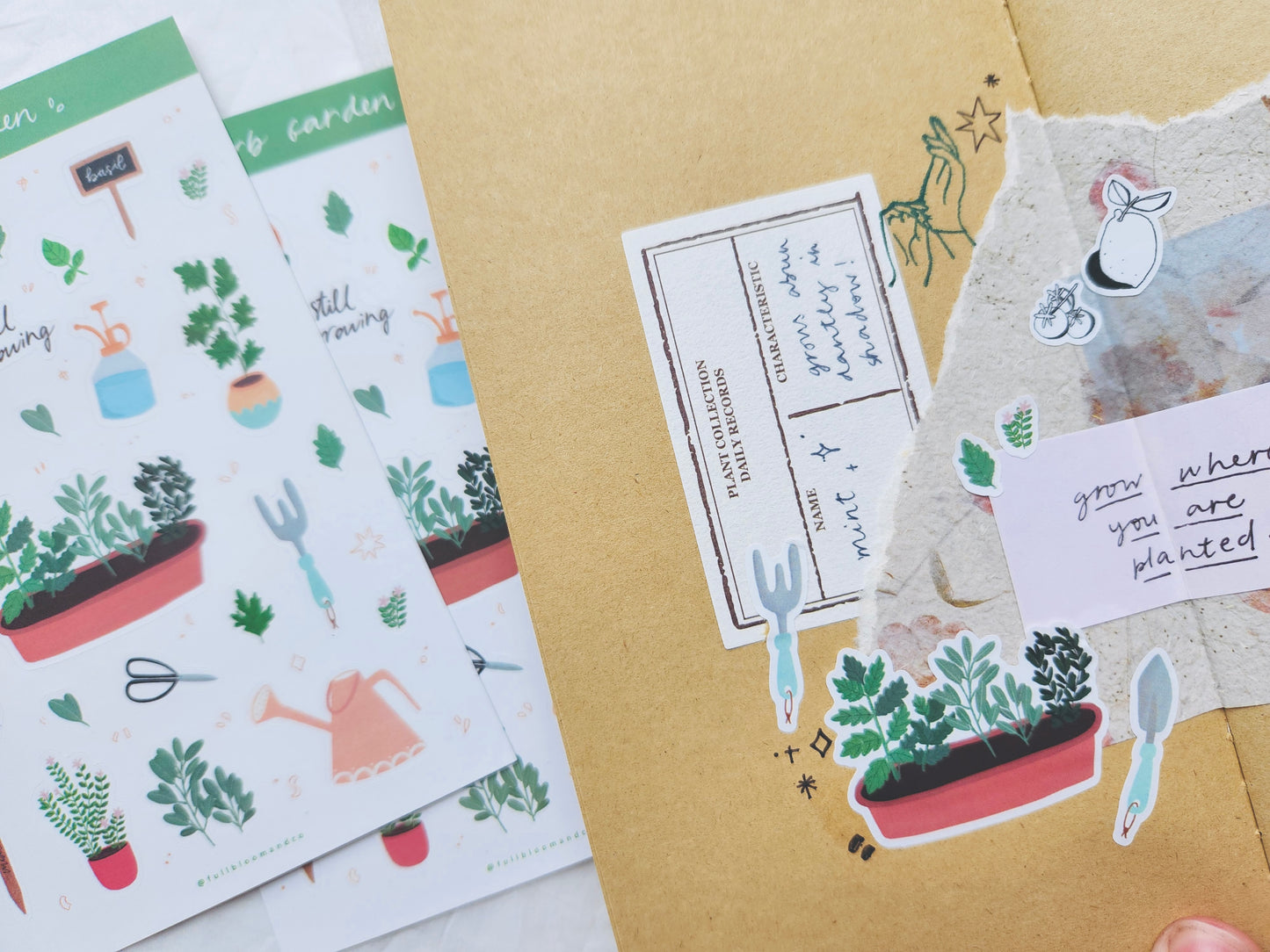 Herb Garden Sticker Sheet