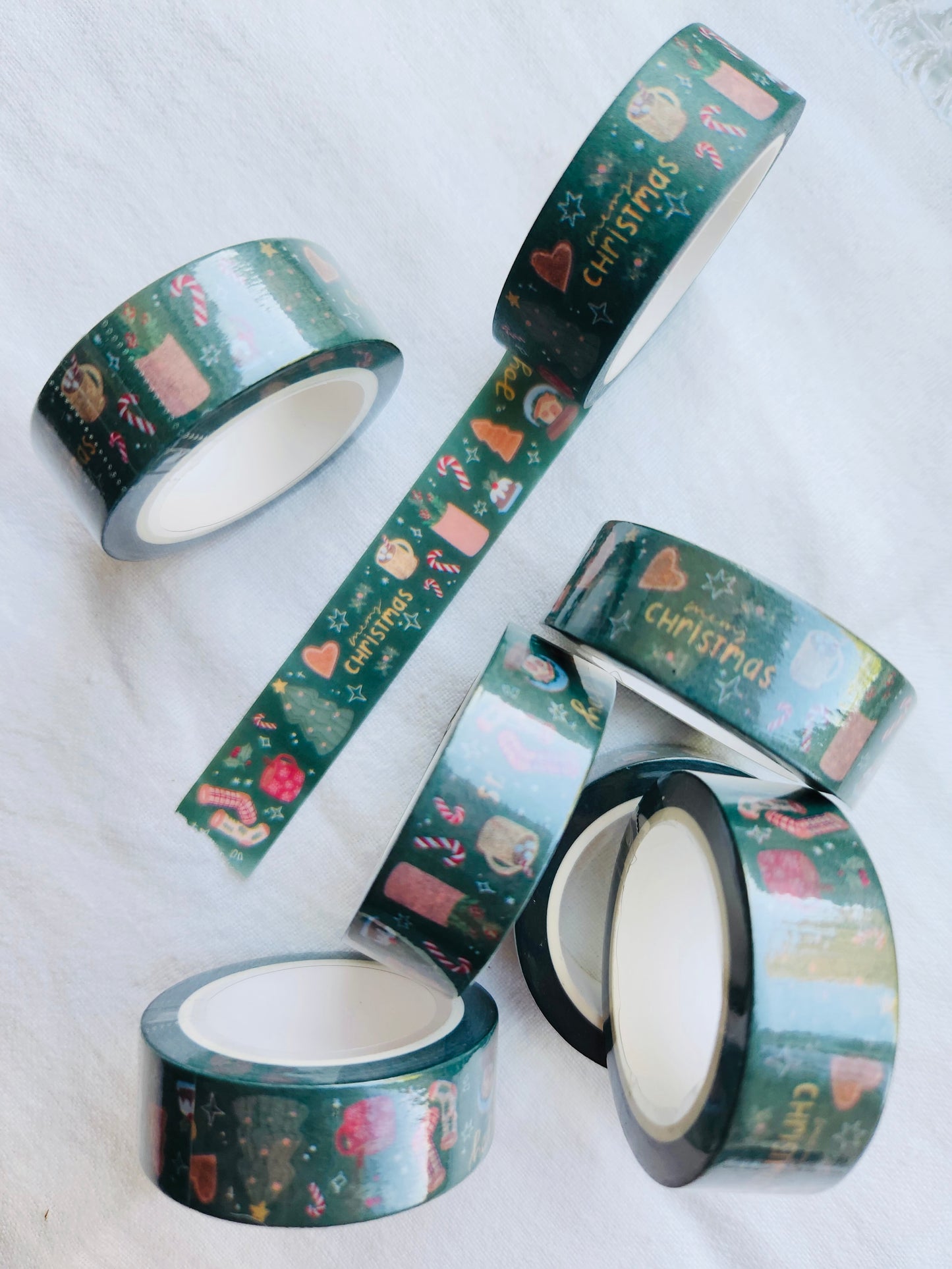 Merry Christmas Washi Tape - Green