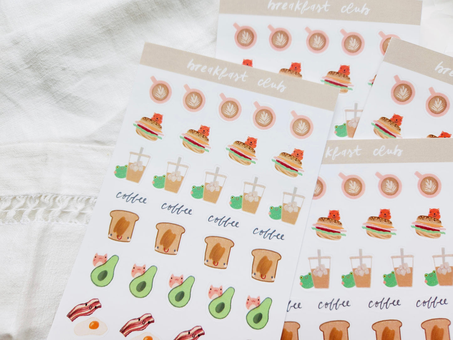 Breakfast Club Sticker Sheet