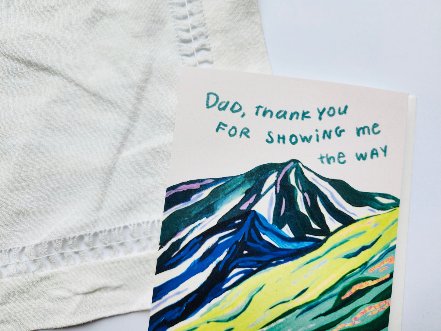 Thank You Dad Hiking Father's Day Greeting Card