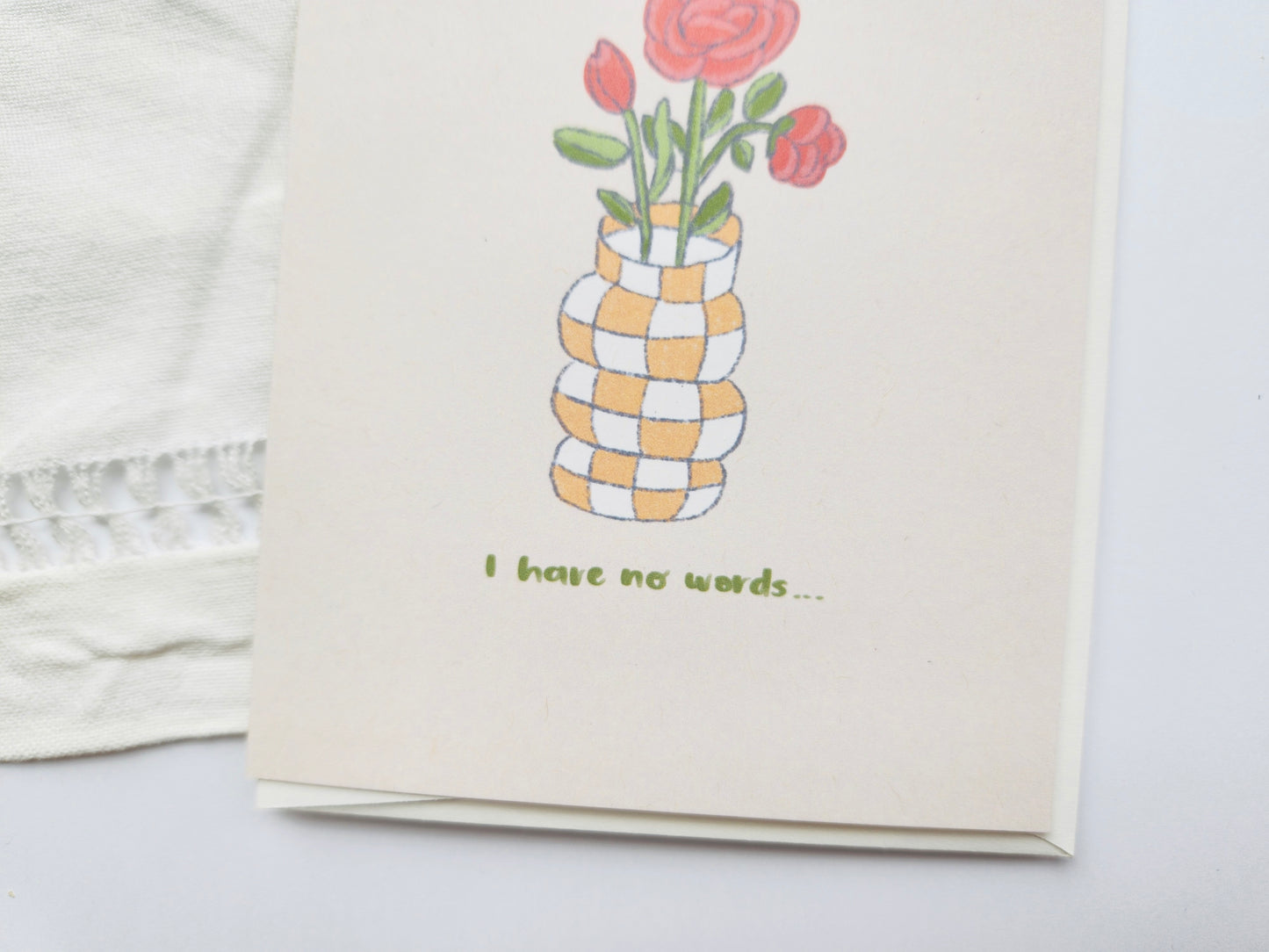 I Have No Words Sympathy Greeting Card