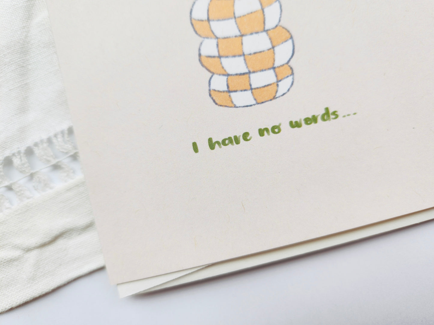 I Have No Words Sympathy Greeting Card