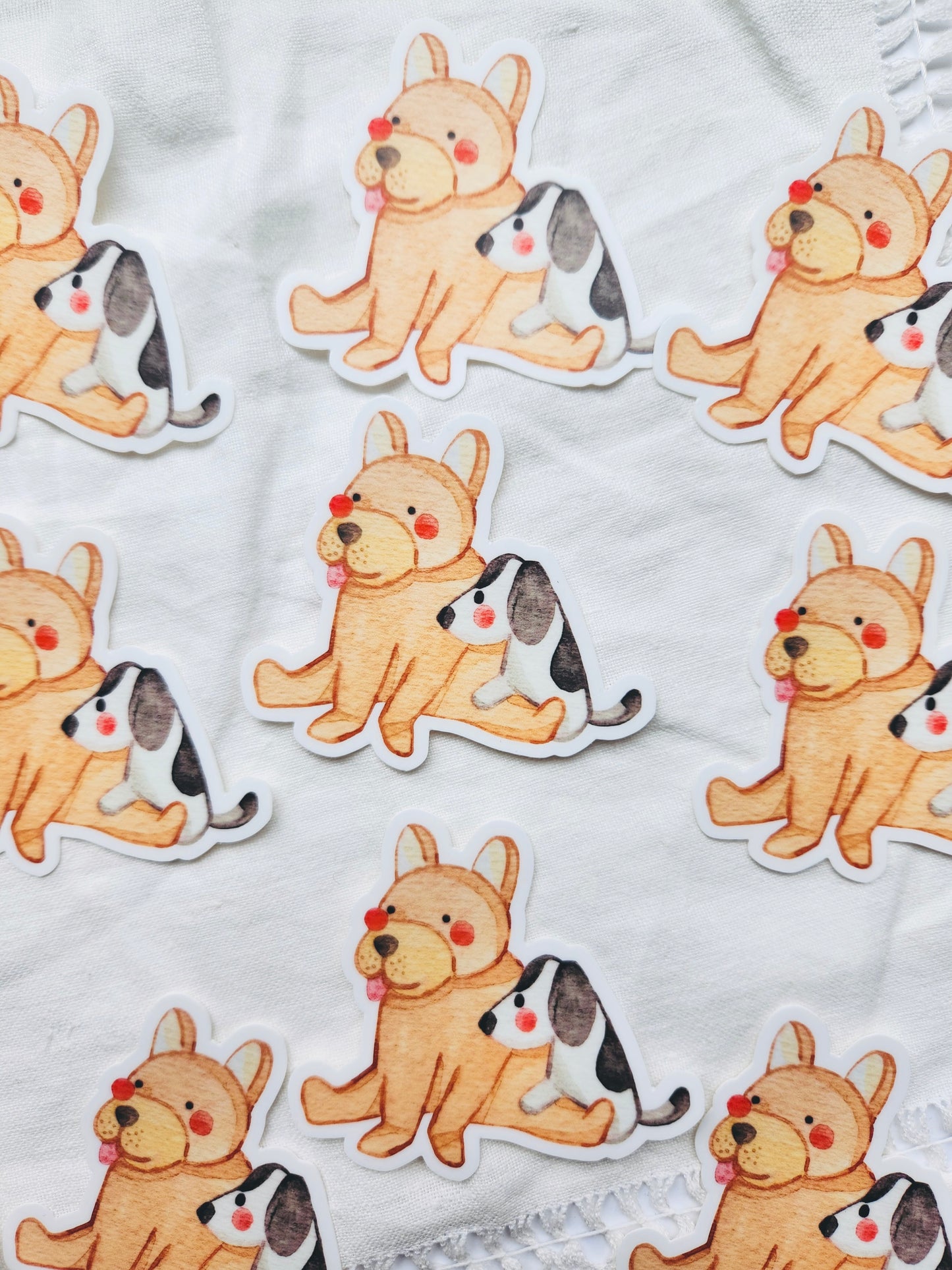 Doggy Friends Vinyl Sticker