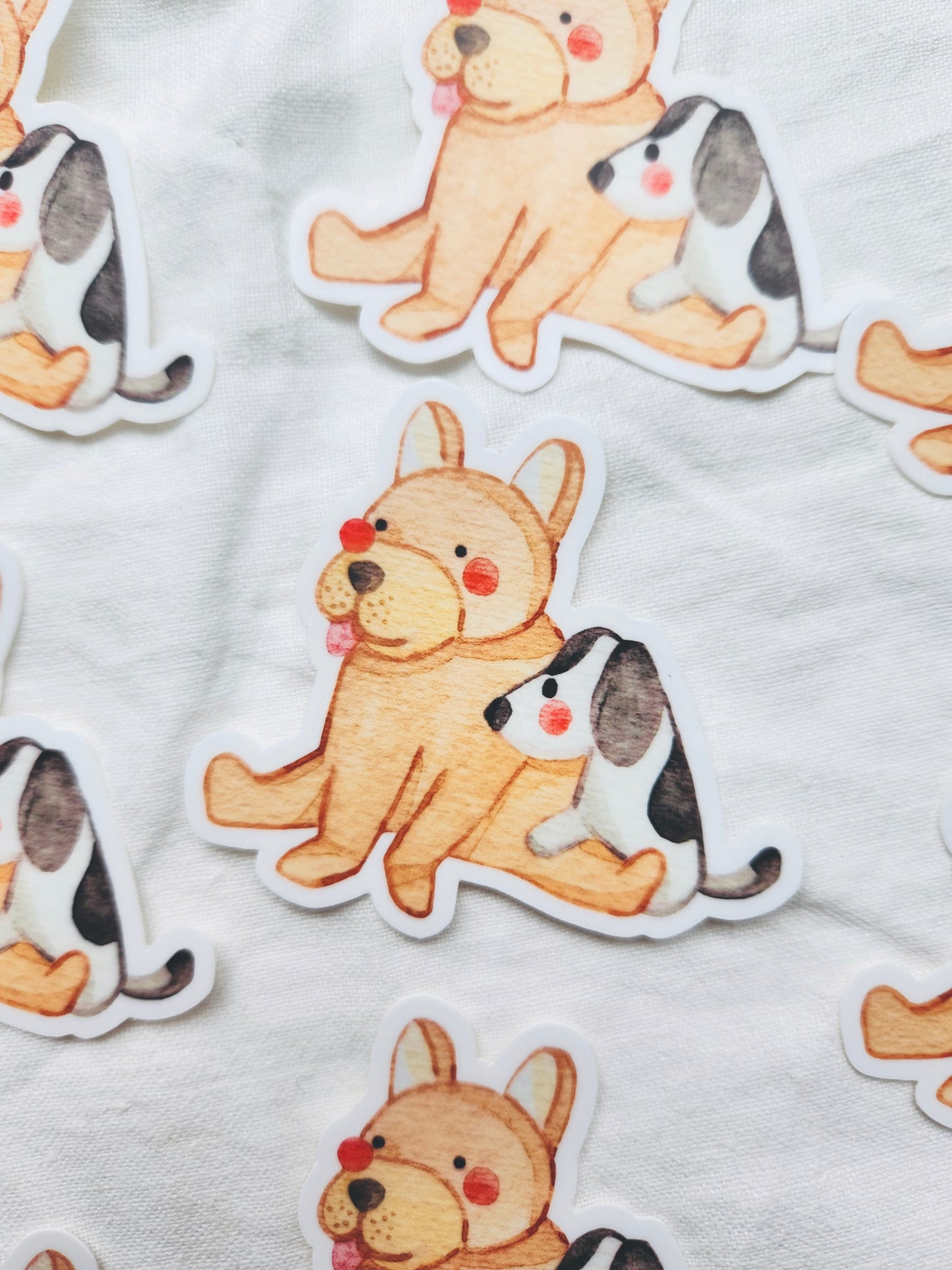 Doggy Friends Vinyl Sticker