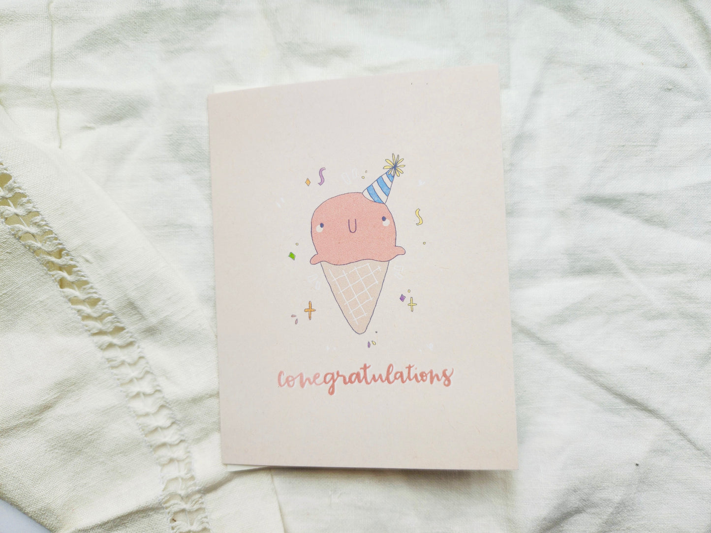 Congratulations Pun Greeting Card