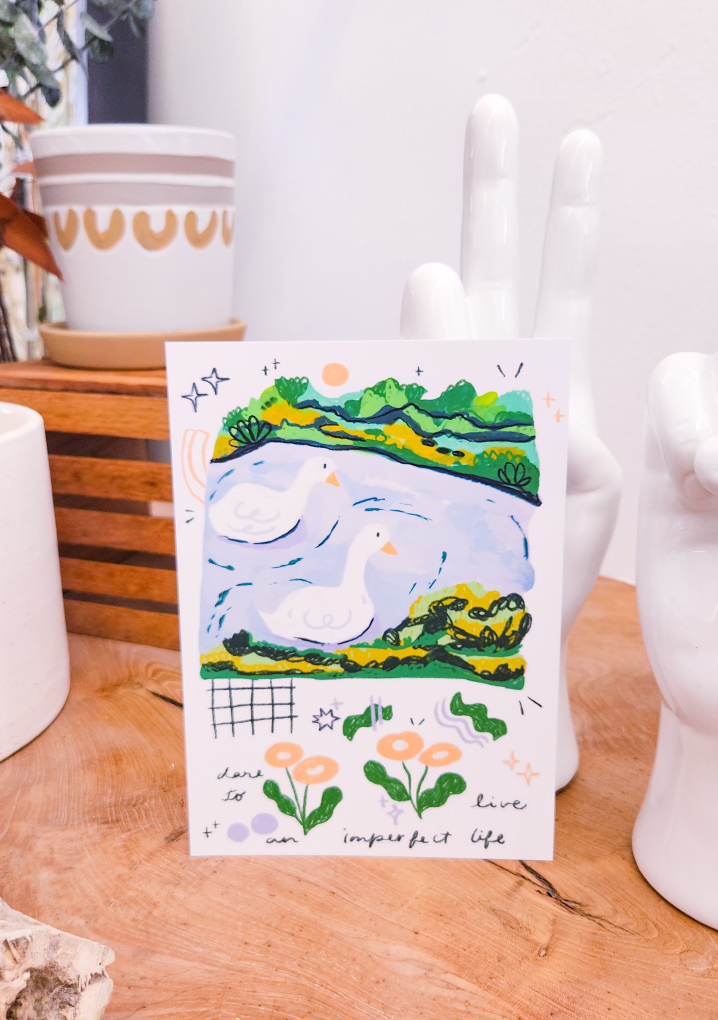 Silly Goose Art Print