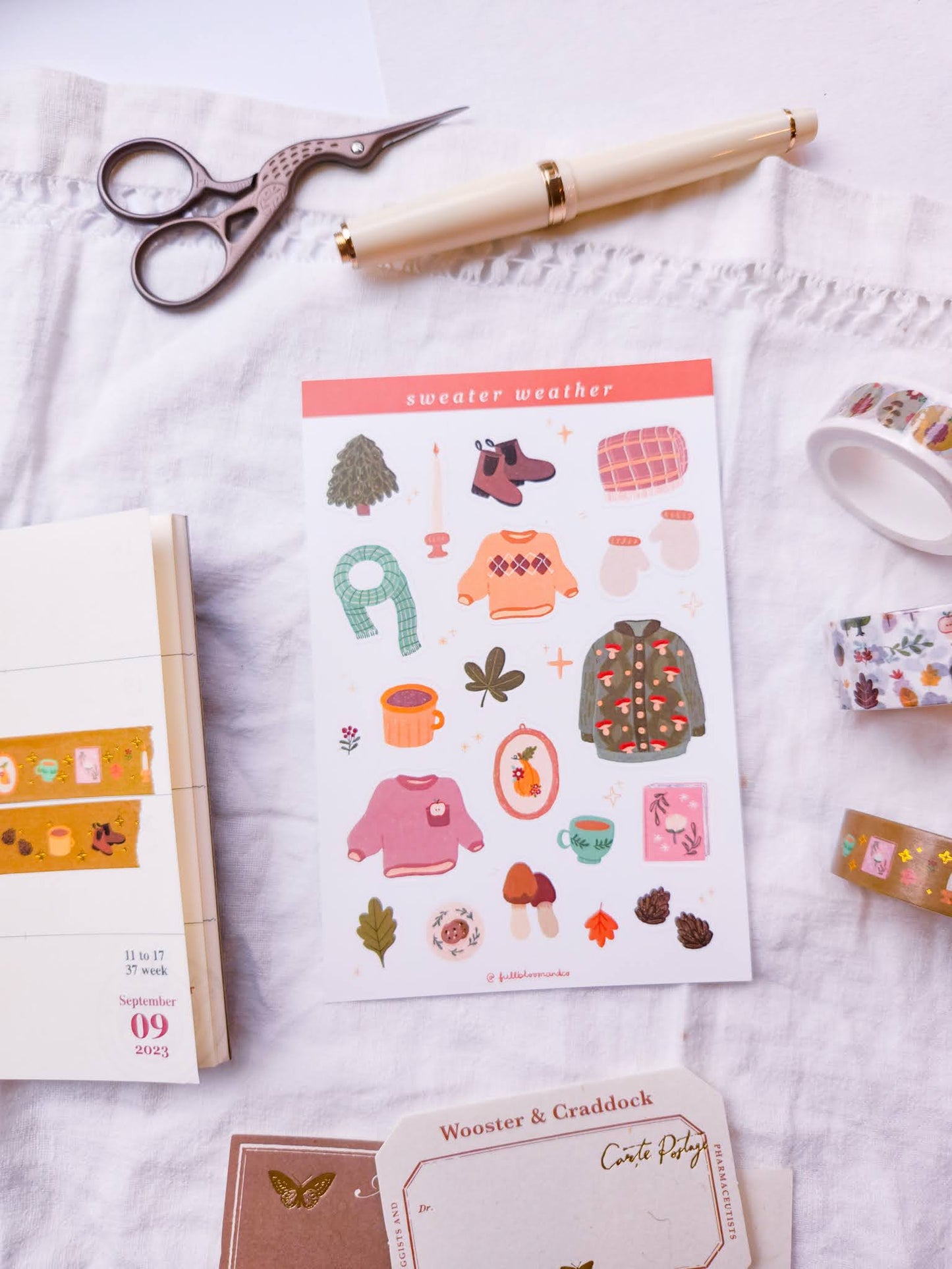 Sweater Weather Sticker Sheet