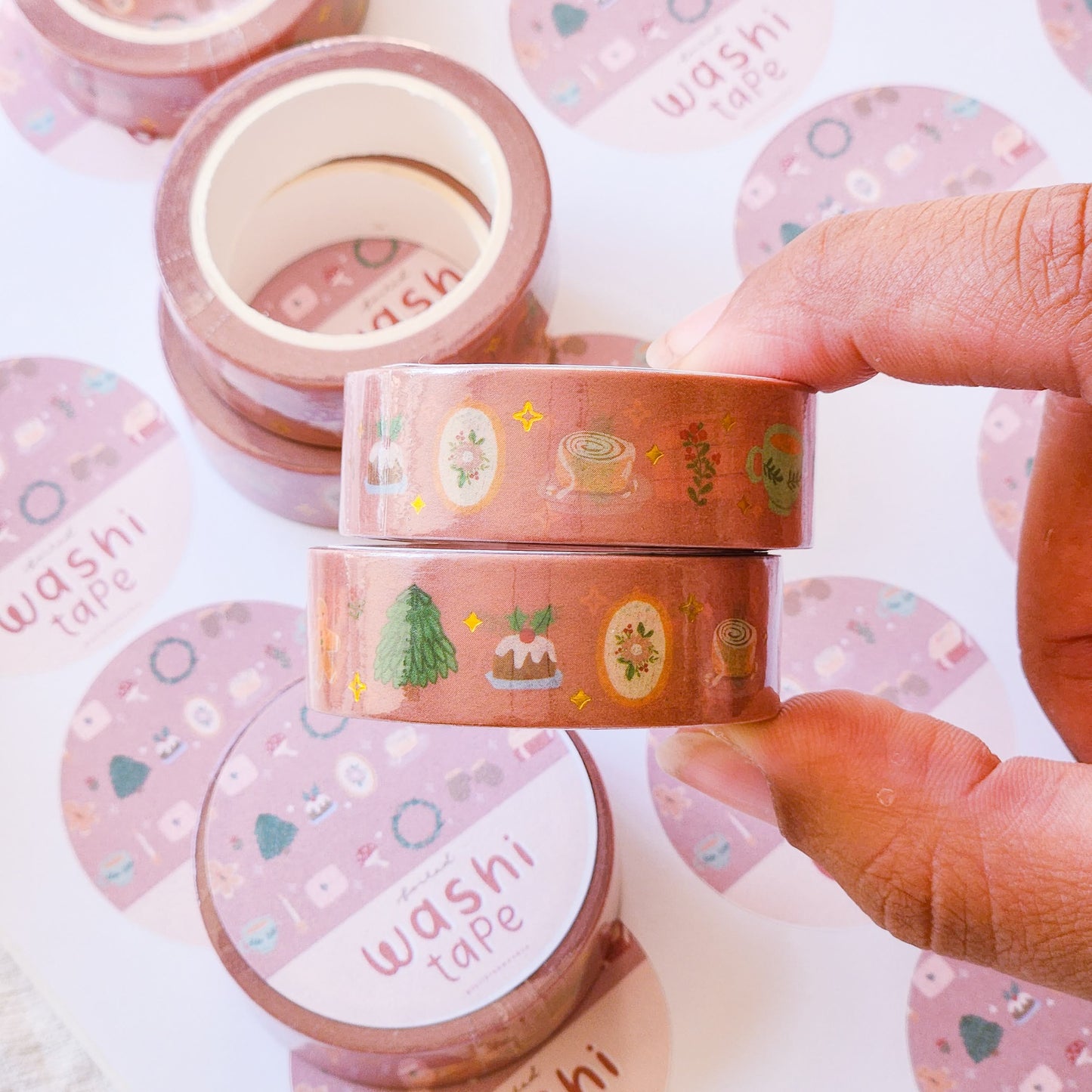 Christmas Washi Tape - Foiled