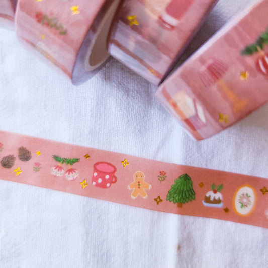 Christmas Washi Tape - Foiled