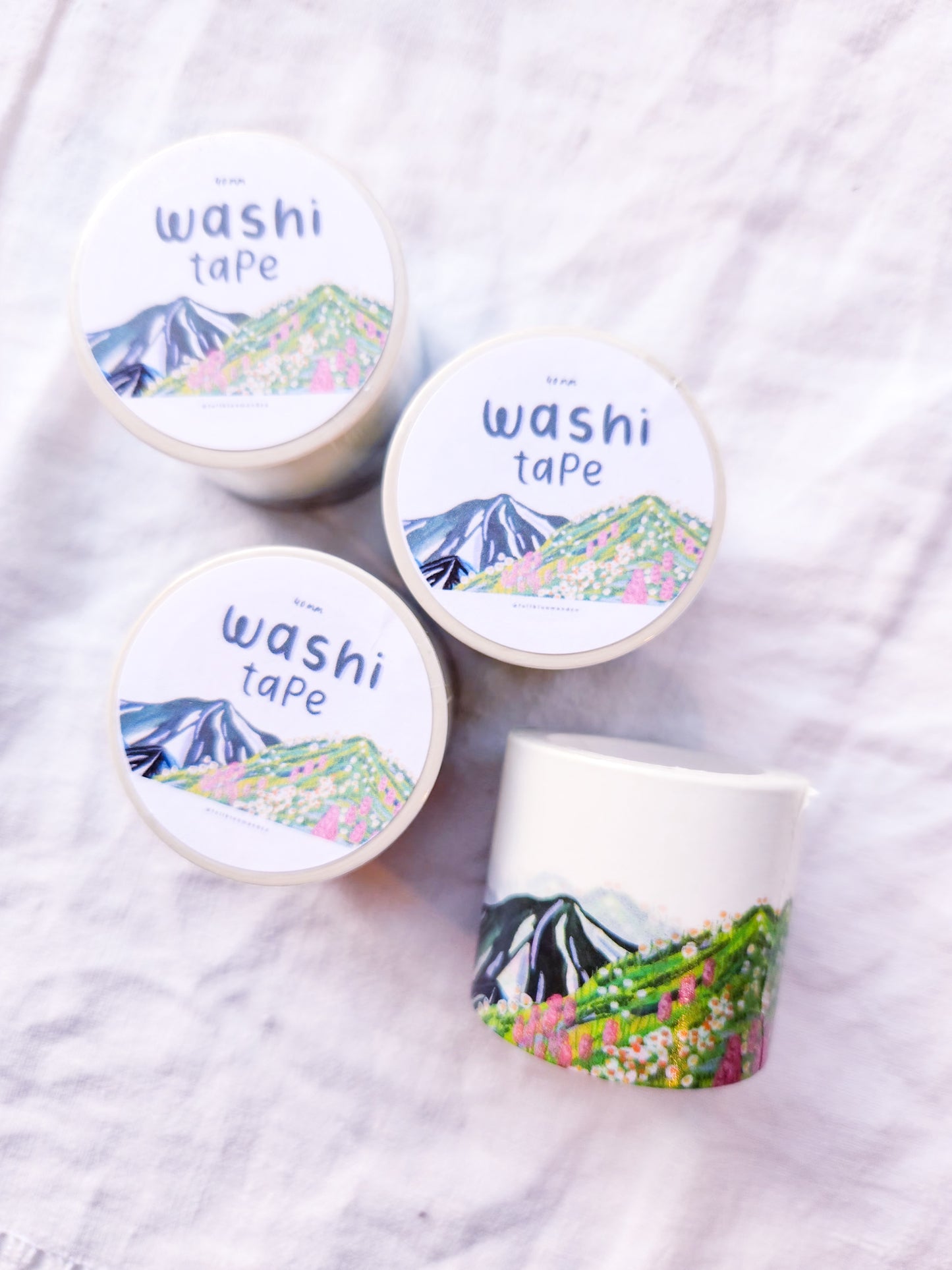 Into the Wild Washi Tape - Mt Rainier Painting