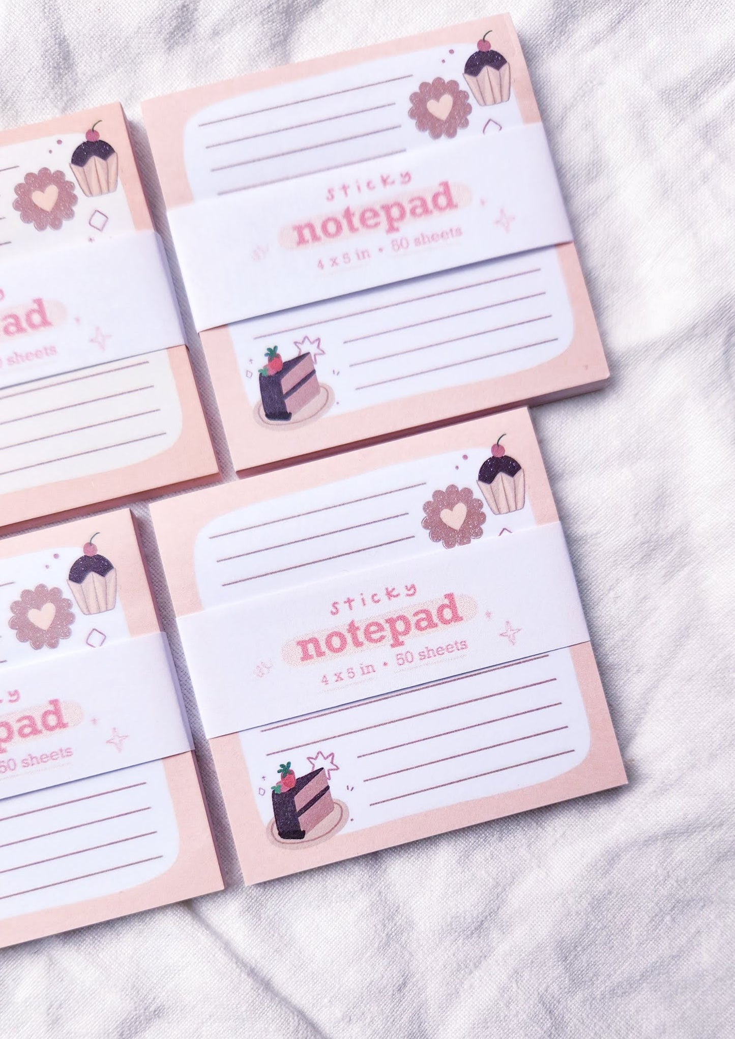 Sweet Snacks Sticky Notepad