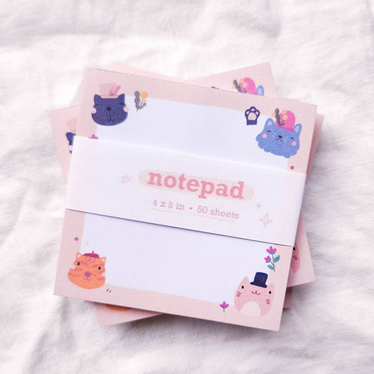 Cats in Hats Memo Pad