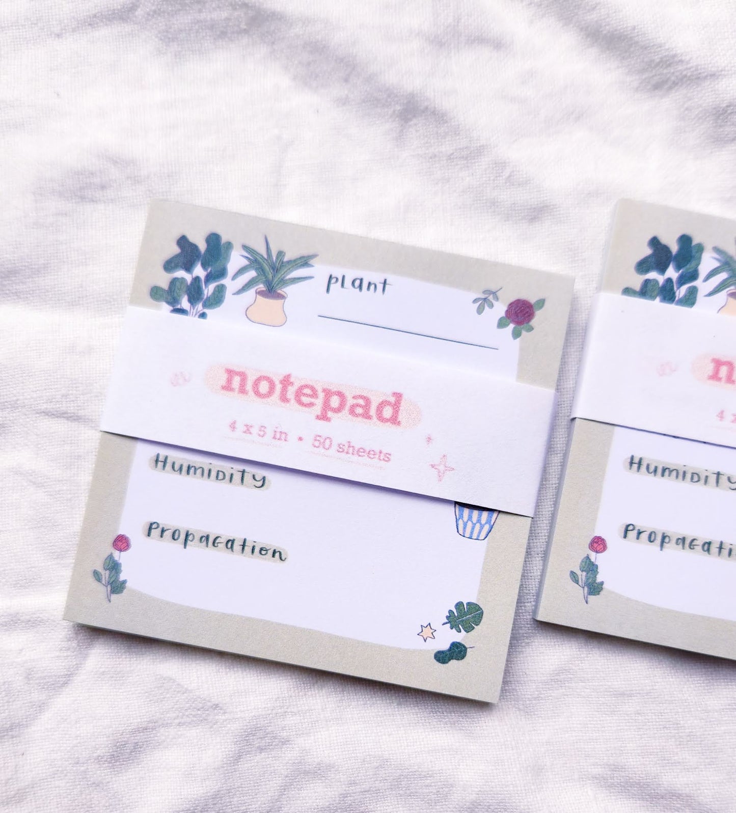 Plant Care Memo Pad