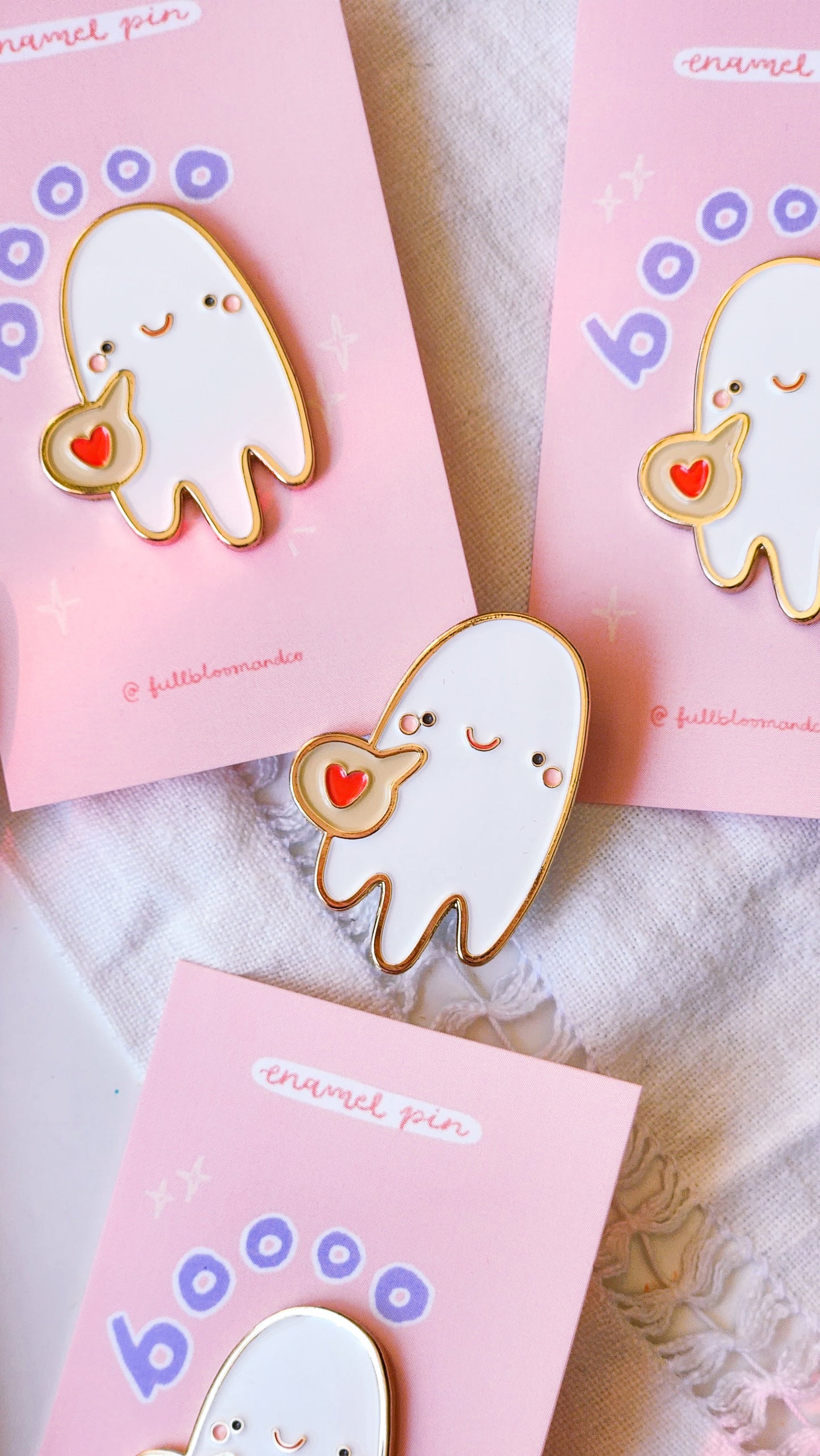 Loving Ghost Enamel Pin
