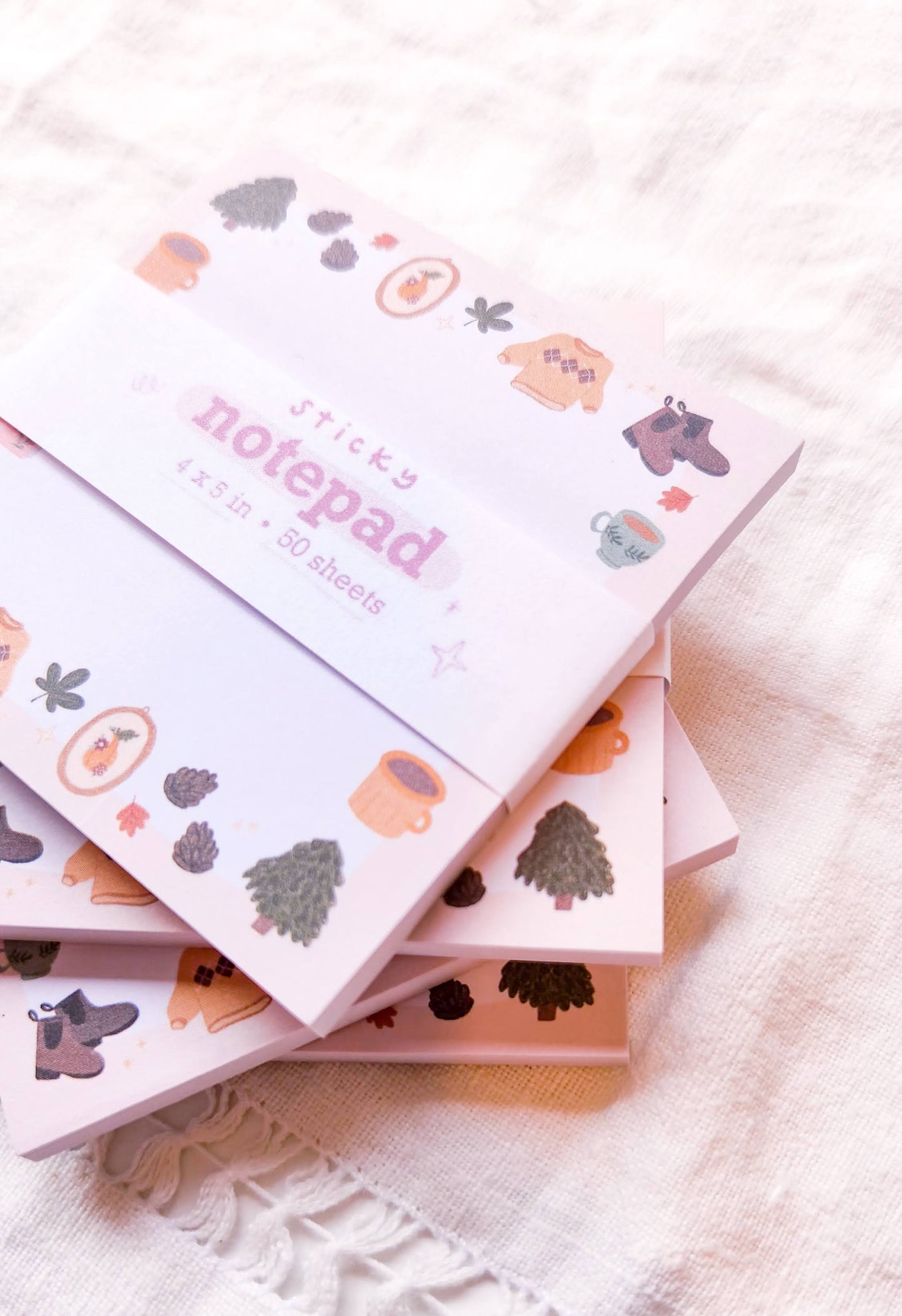 Sweater Weather PNW Sticky Notepad