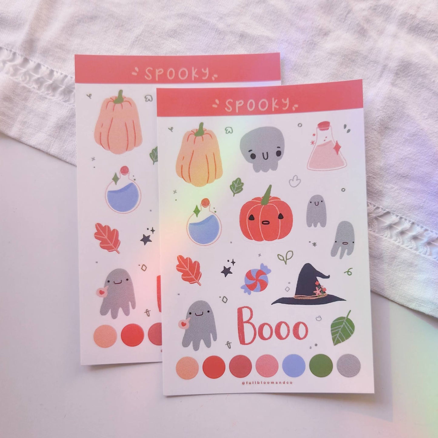 Spooky Halloween Sticker Sheet