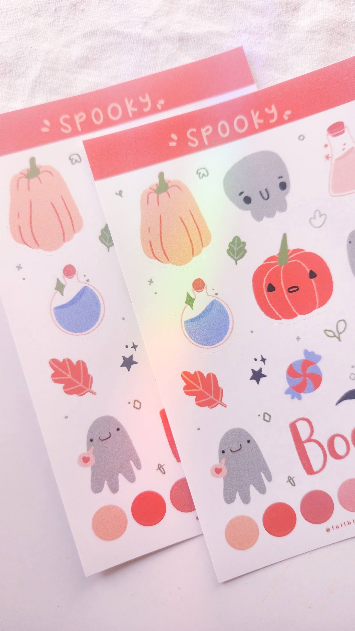 Spooky Halloween Sticker Sheet