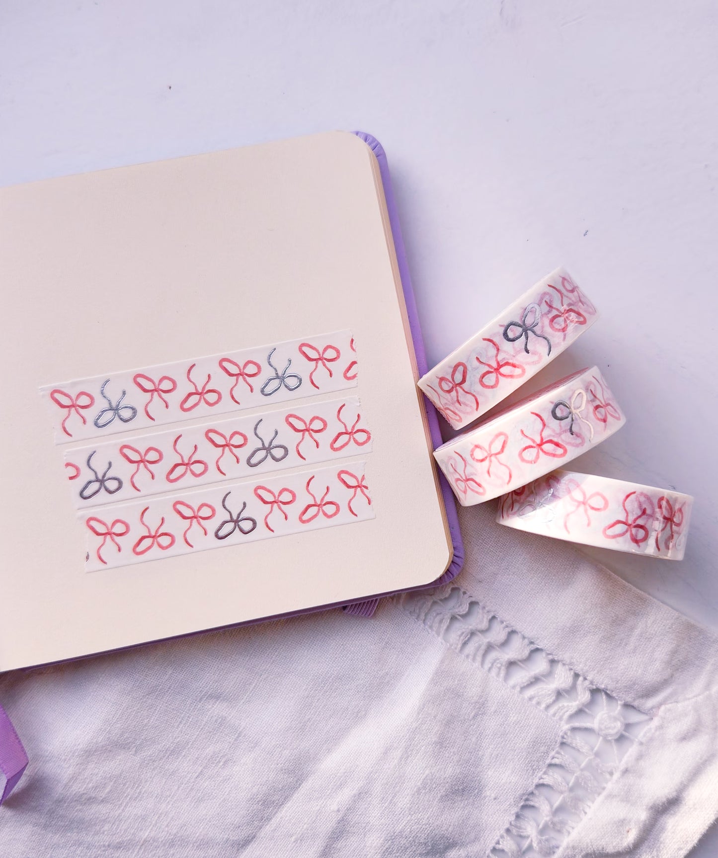 Pink Laces Washi Tape - Foiled