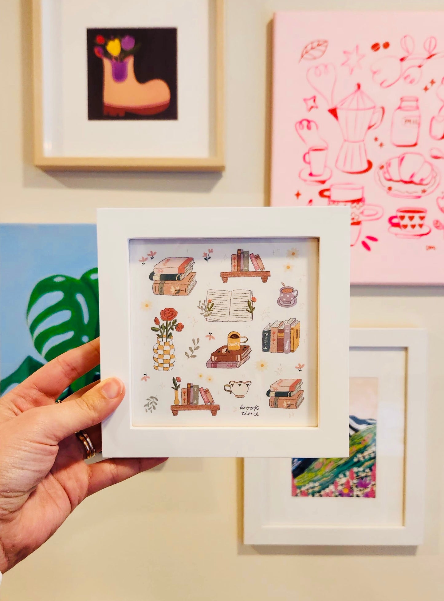 Book Lovers Small Art Print