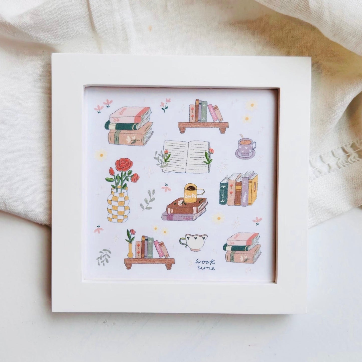 Book Lovers Small Art Print
