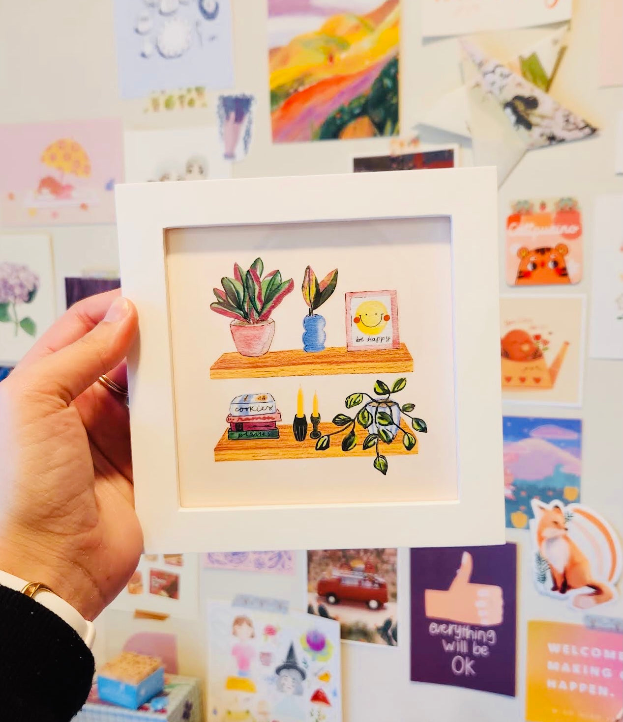 Floating Shelves Art Print