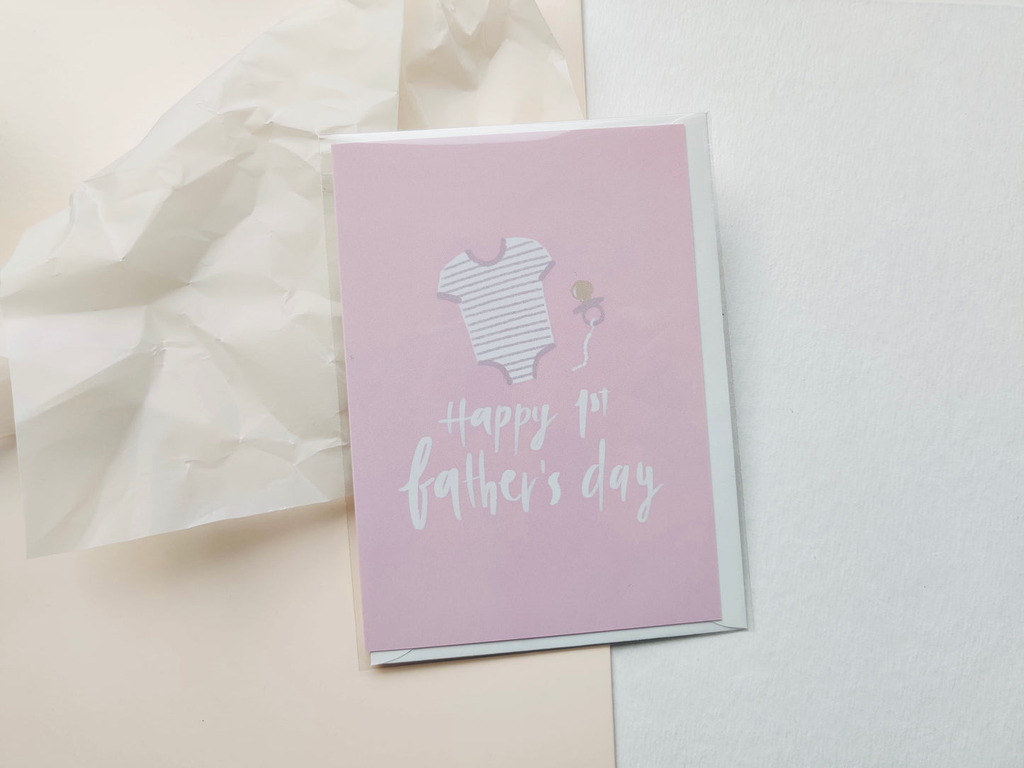 Happy First Father's Day Greeting Card