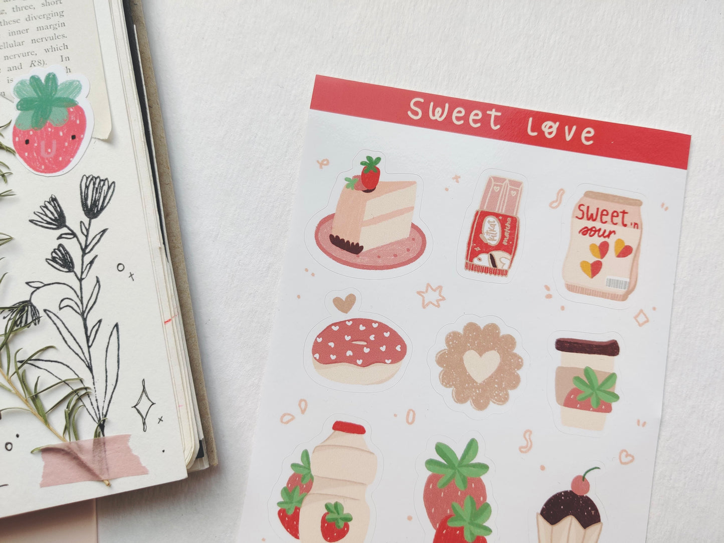 Sweet Snacks Sticker Sheet