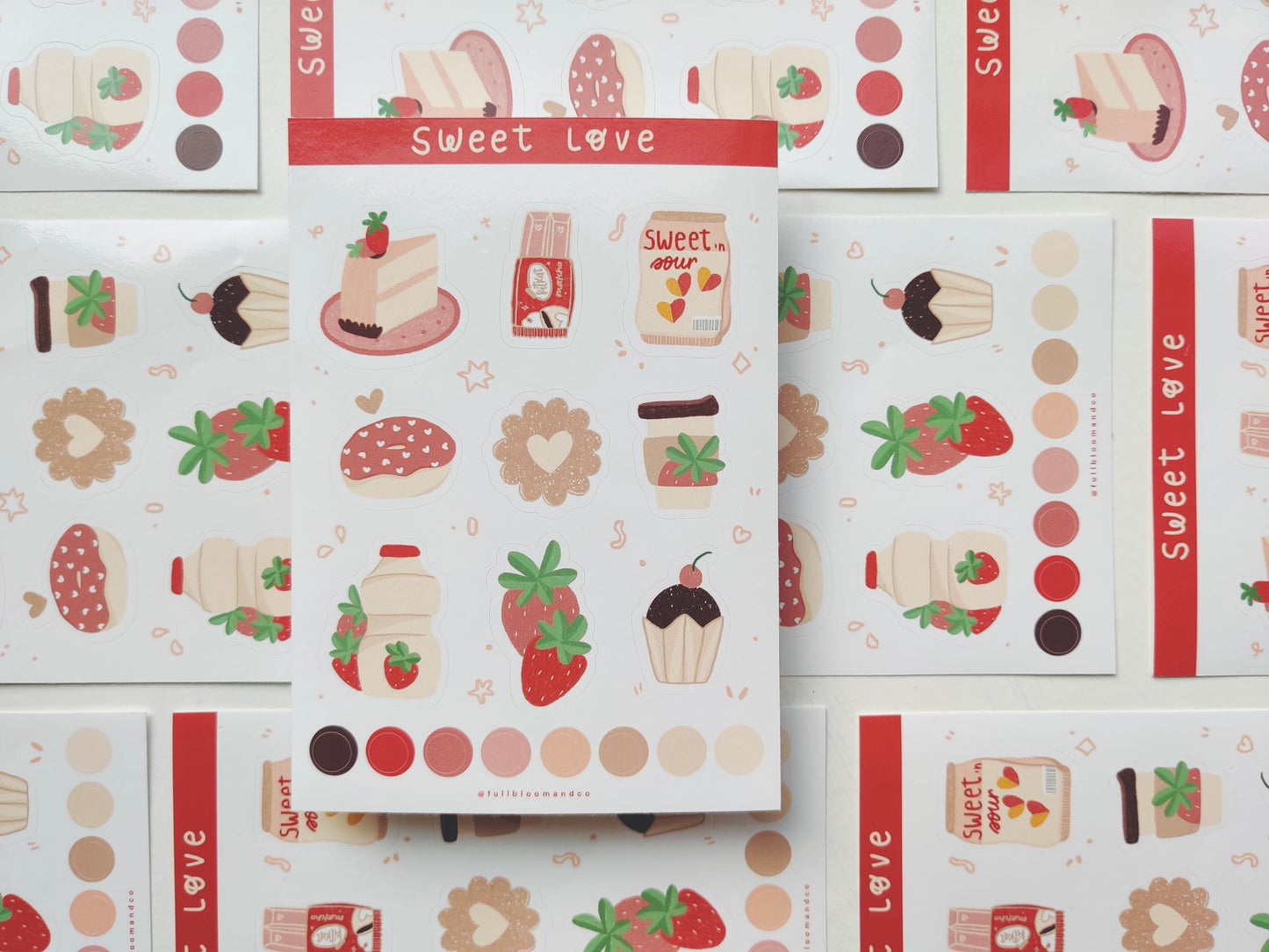 Sweet Snacks Sticker Sheet