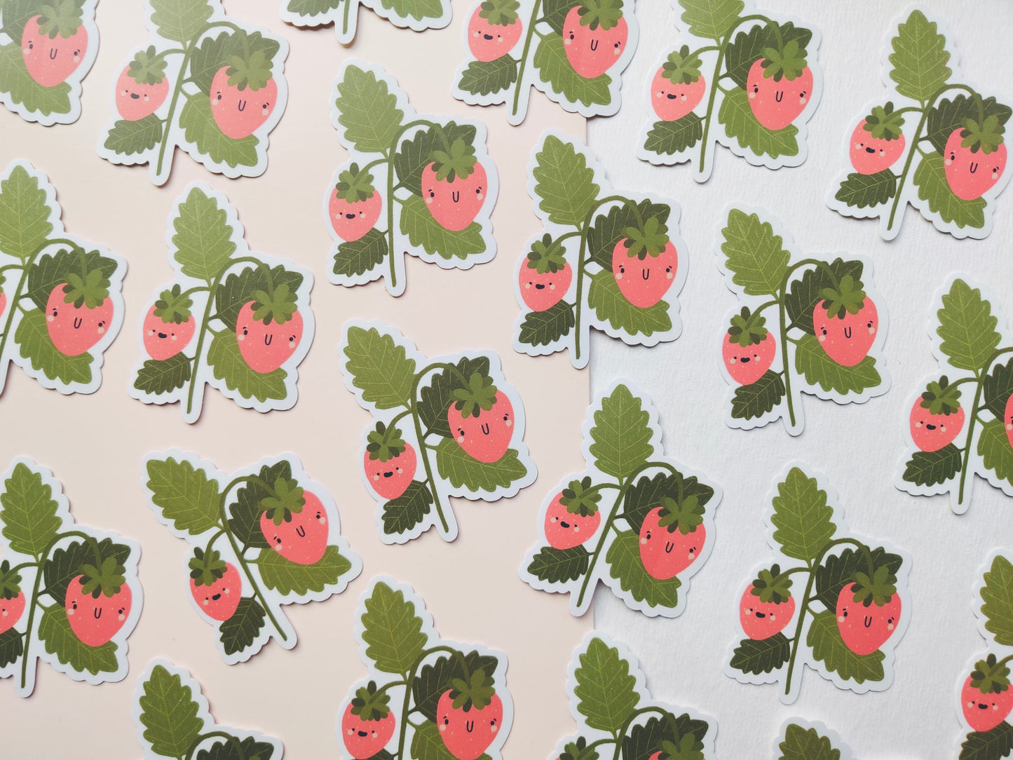 Strawberry Friends Vinyl Sticker