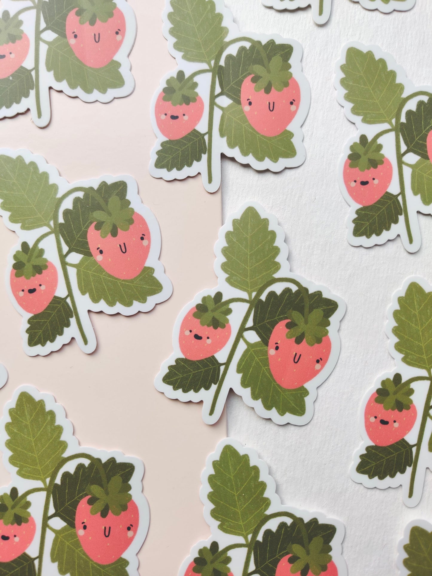Strawberry Friends Vinyl Sticker