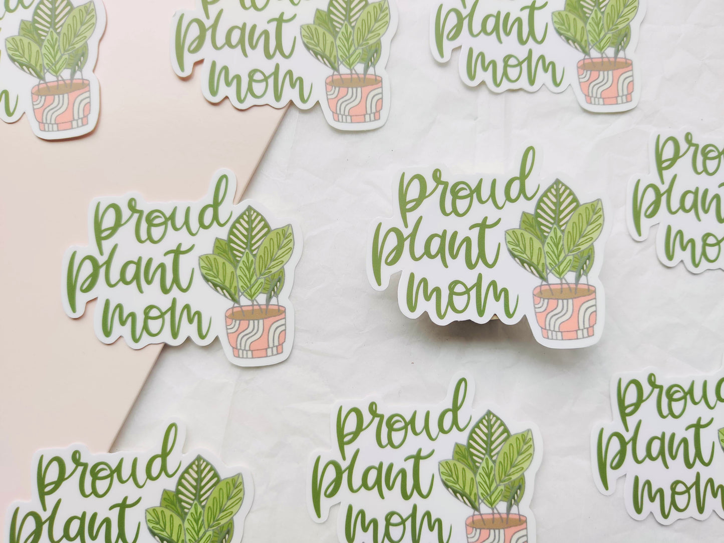 Proud Plant Mom Vinyl Sticker