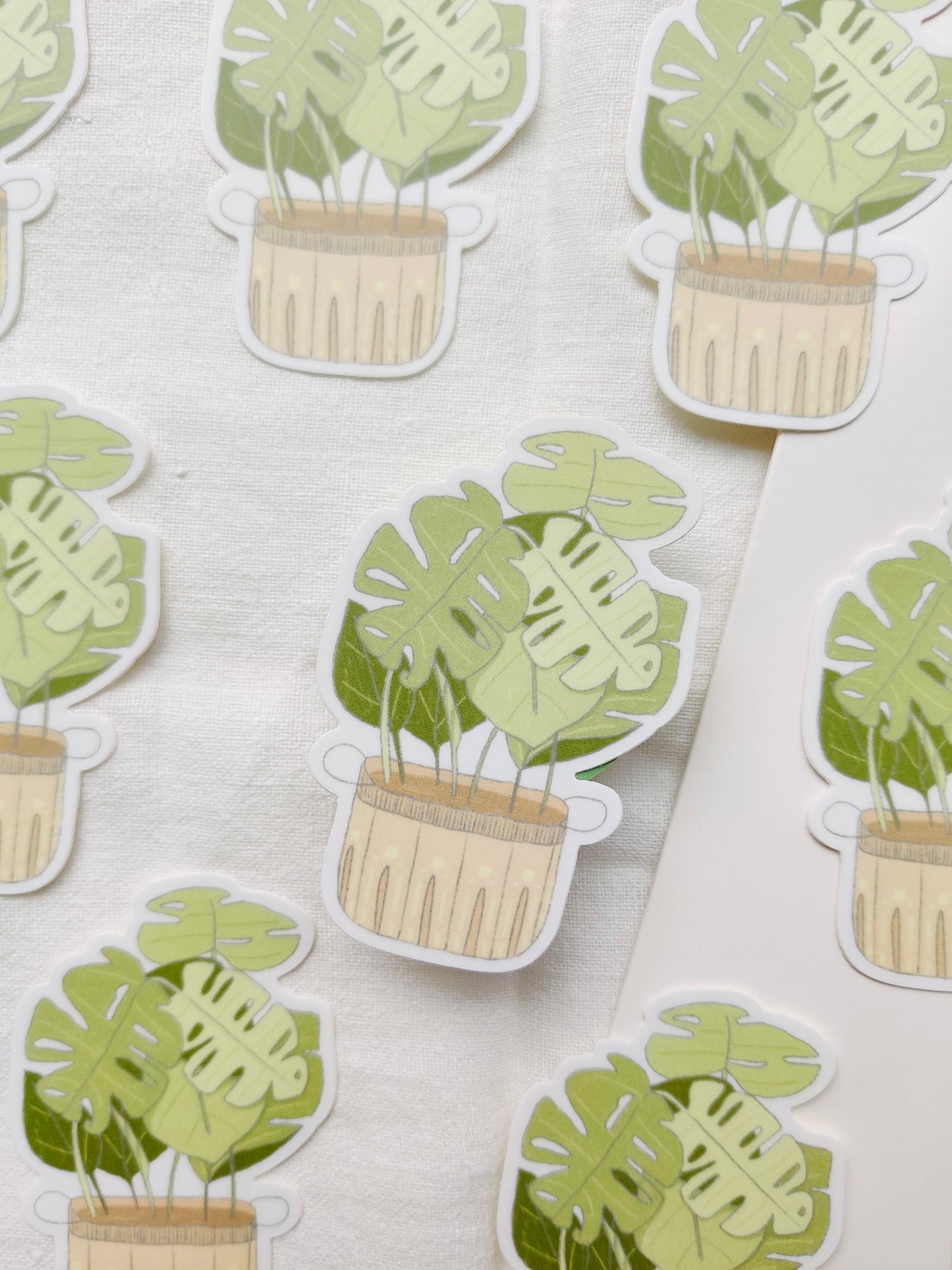 Monstera Plant Vinyl Sticker