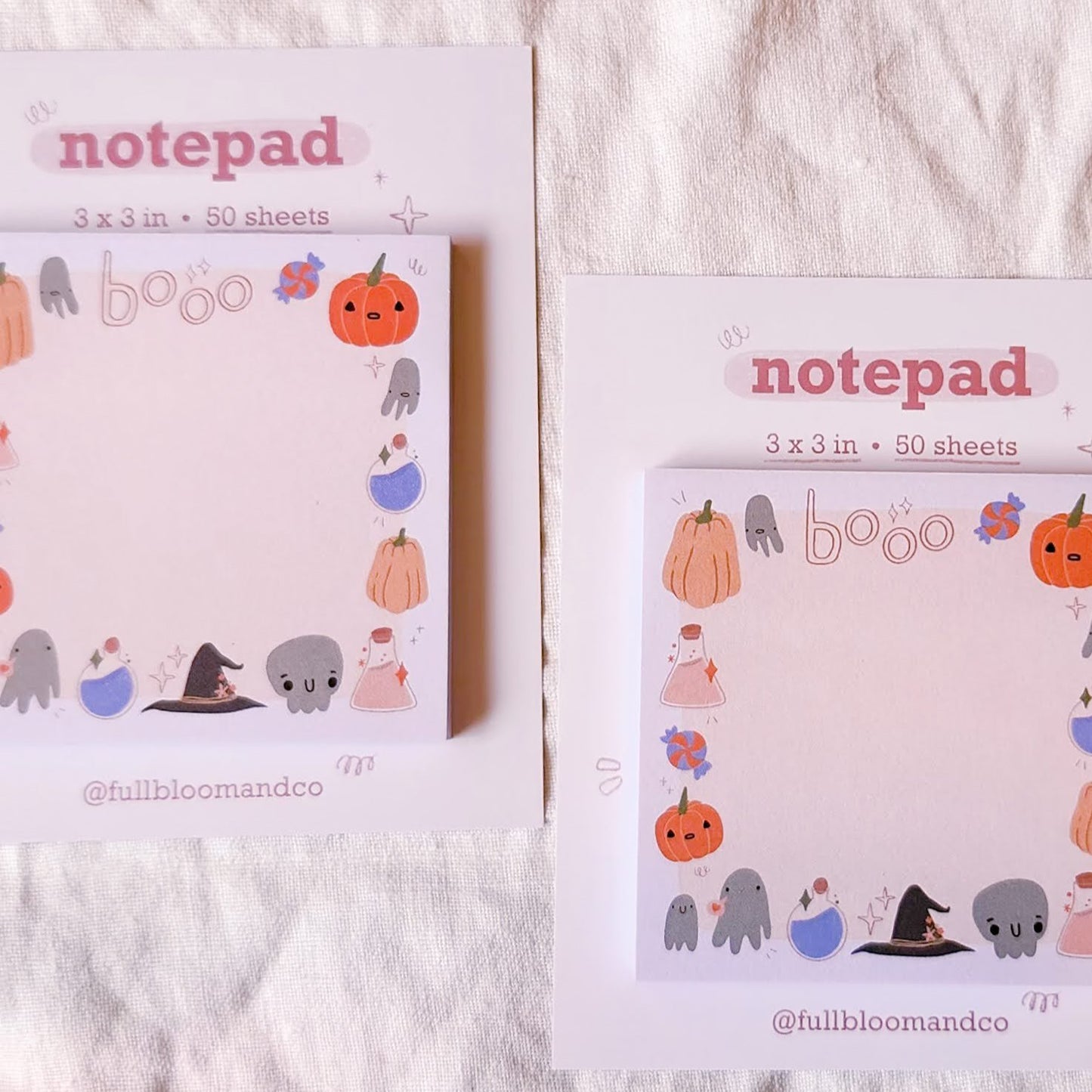 Spooky Halloween Sticky Notepad