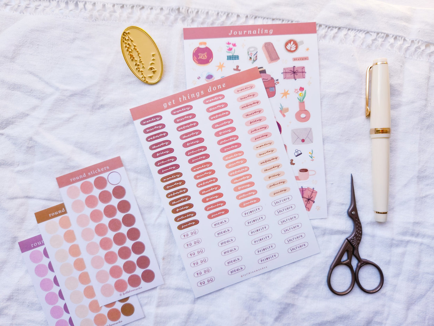 Get Things Done Sticker Sheet - Weekly Planner Stickers