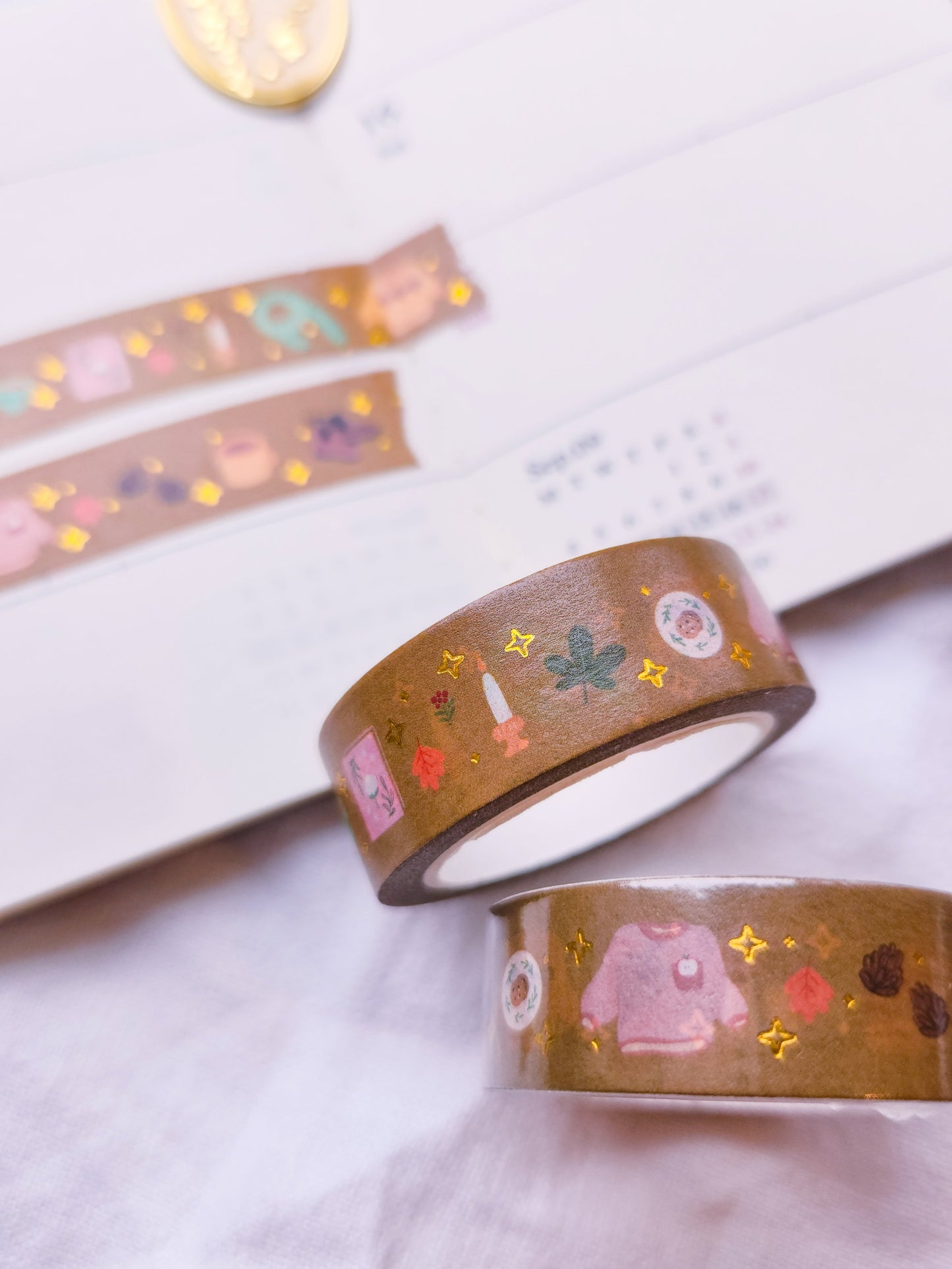 Sweater Weather Washi Tape - Foiled