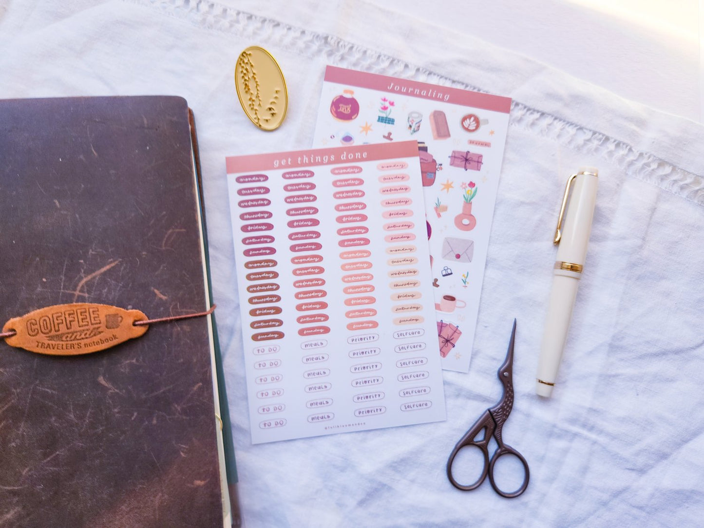 Get Things Done Sticker Sheet - Weekly Planner Stickers