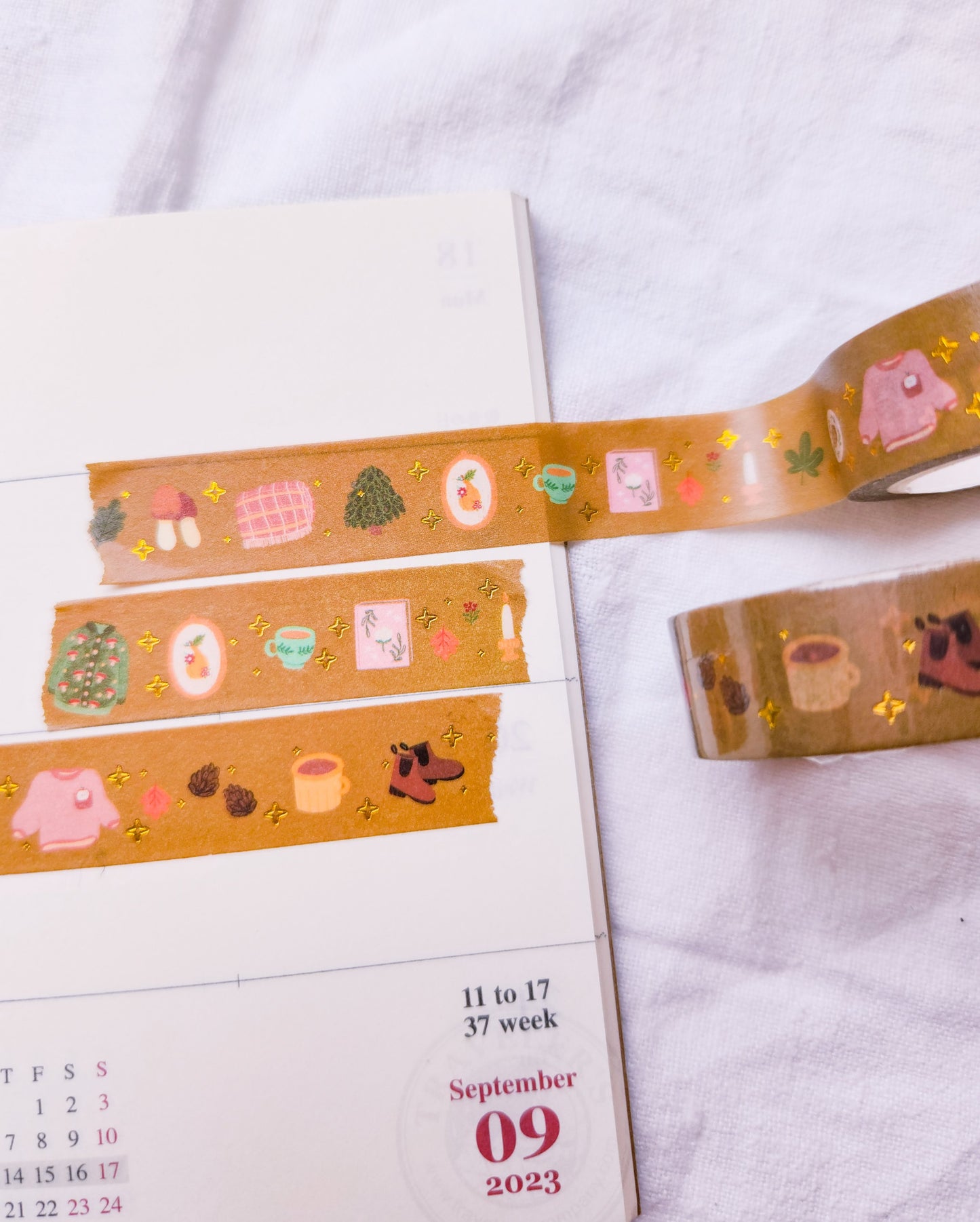 Sweater Weather Washi Tape - Foiled