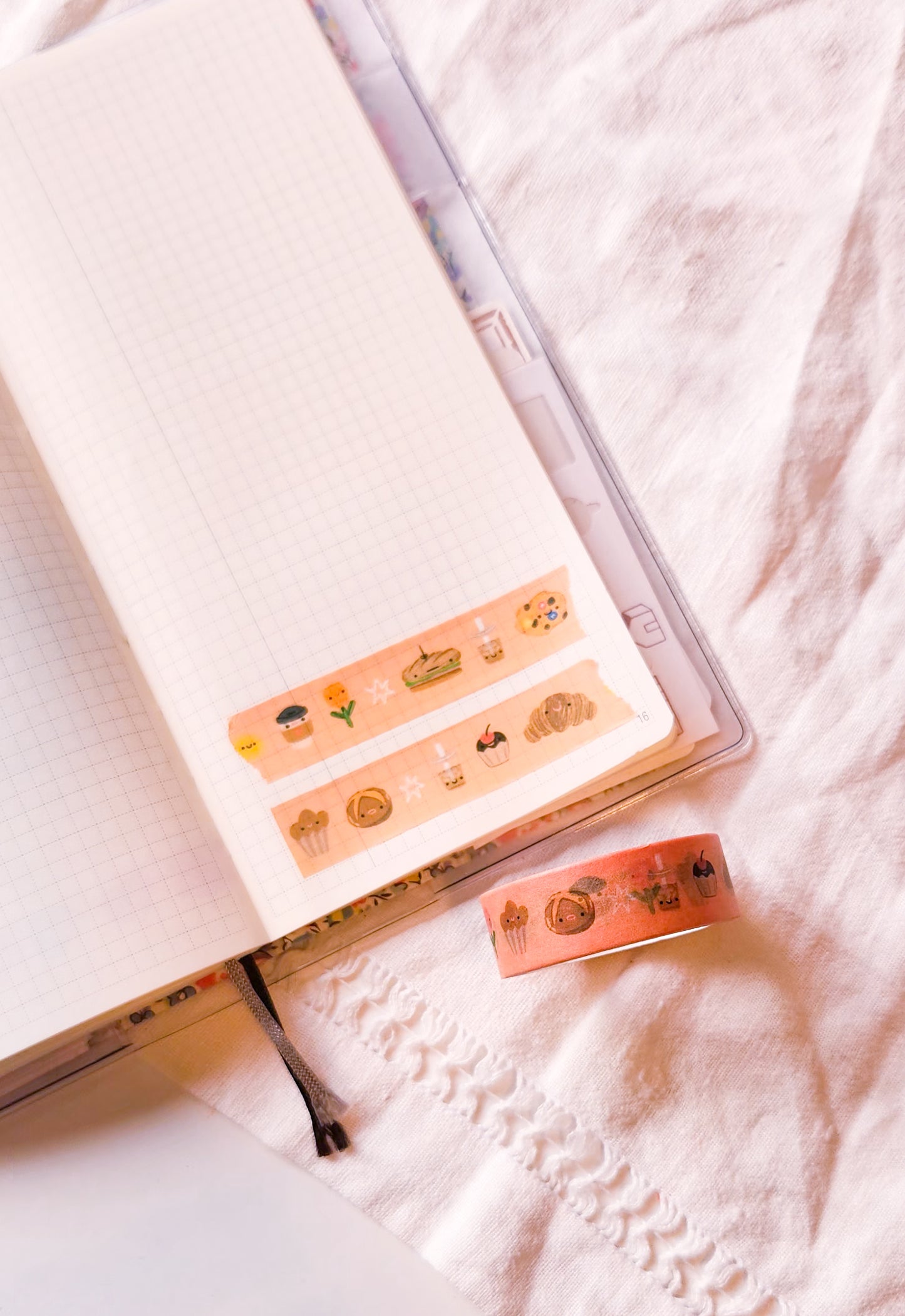 French Bakery Washi Tape - Pastries and Bread