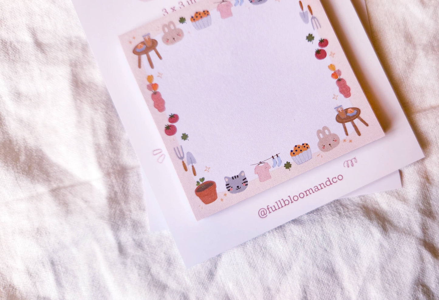 Spring Cottagecore Sticky Notepad
