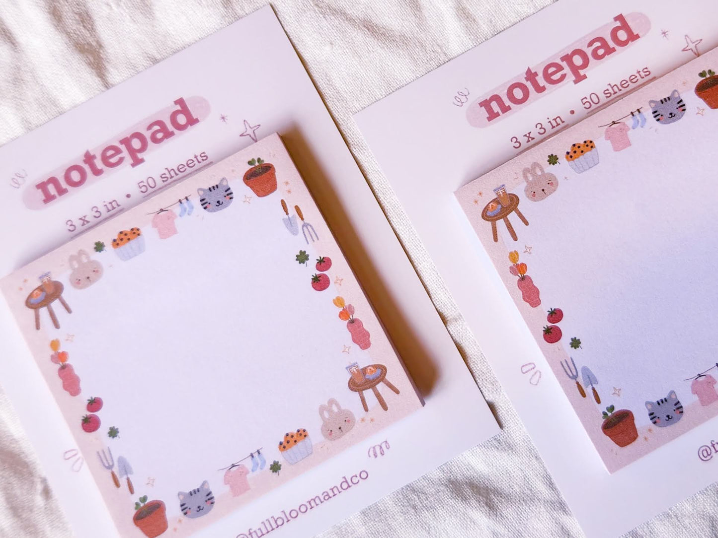 Spring Cottagecore Sticky Notepad