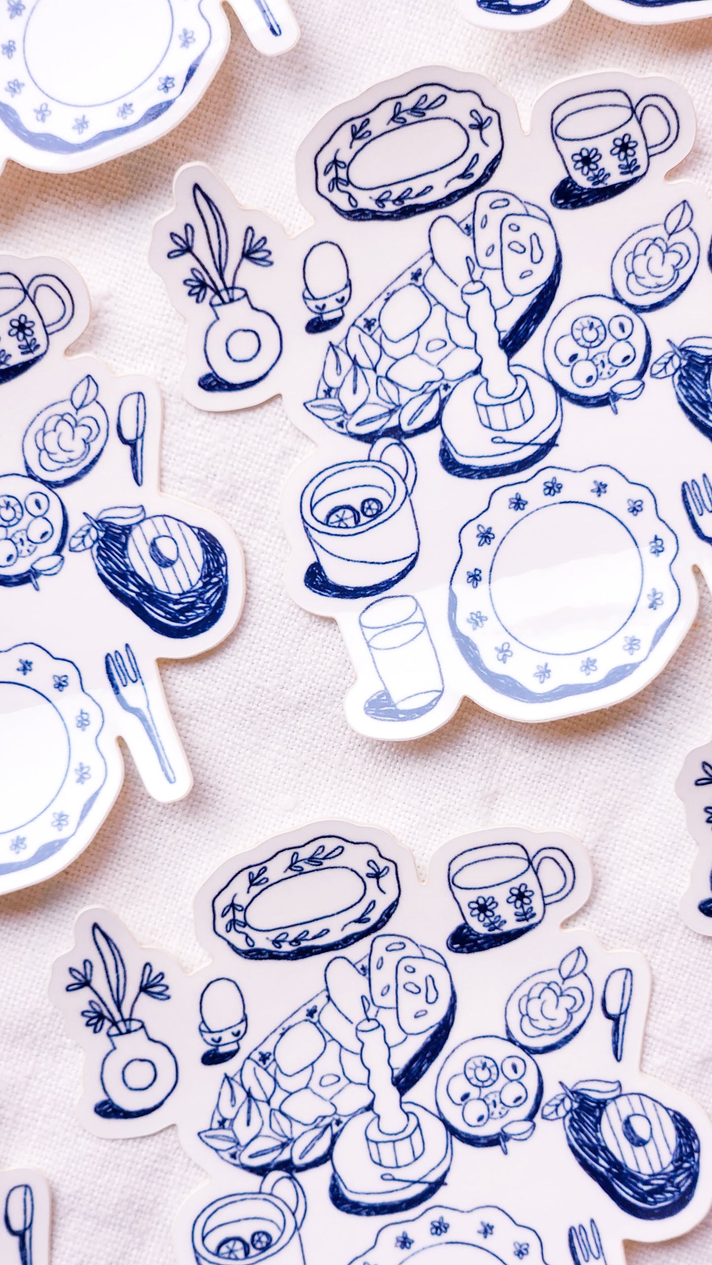 Bon Appetit Vinyl Sticker - Sketchbook Edition