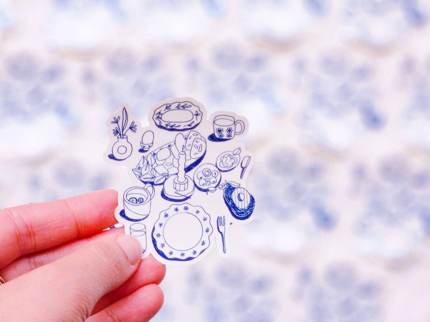 Bon Appetit Vinyl Sticker - Sketchbook Edition