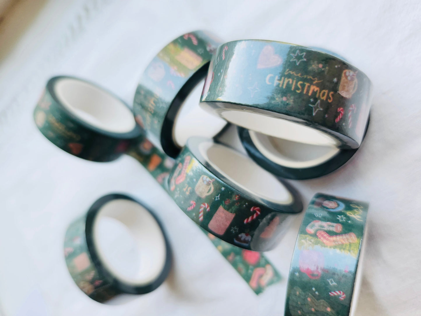 Merry Christmas Washi Tape - Green