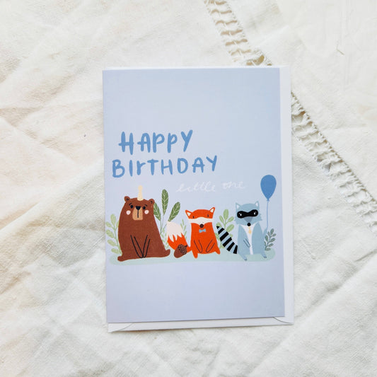 Happy Birthday Little One Greeting Card