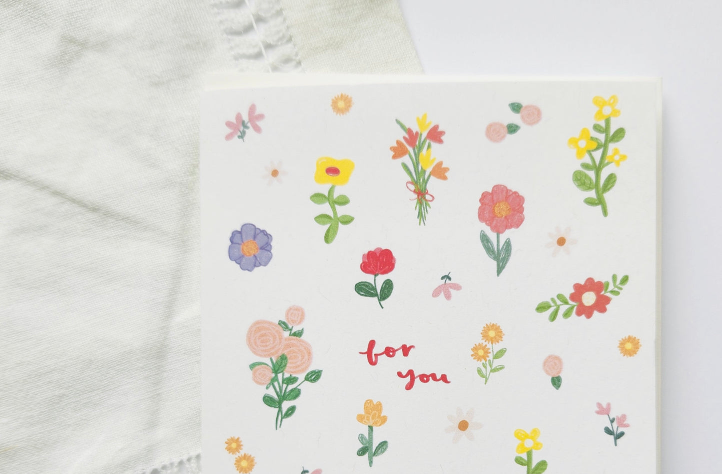 Tiny Flowers For You Greeting Card