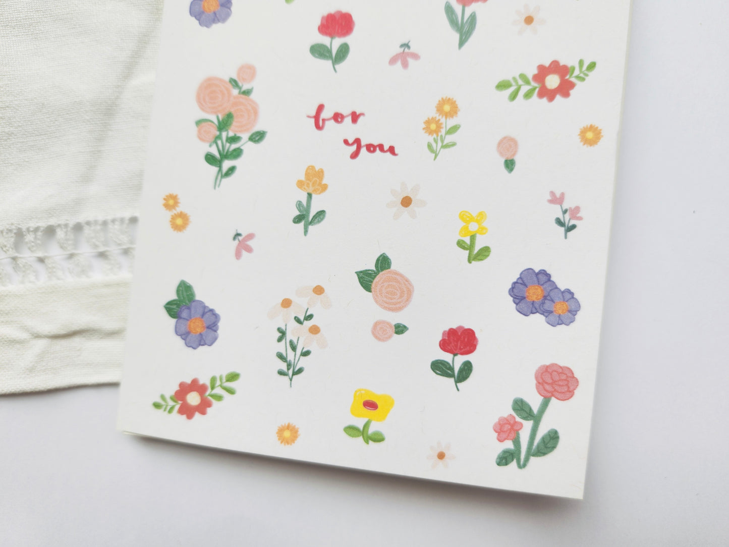 Tiny Flowers For You Greeting Card