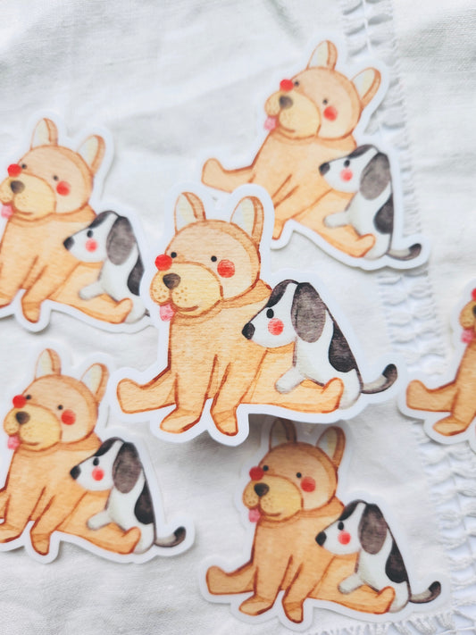 Doggy Friends Vinyl Sticker