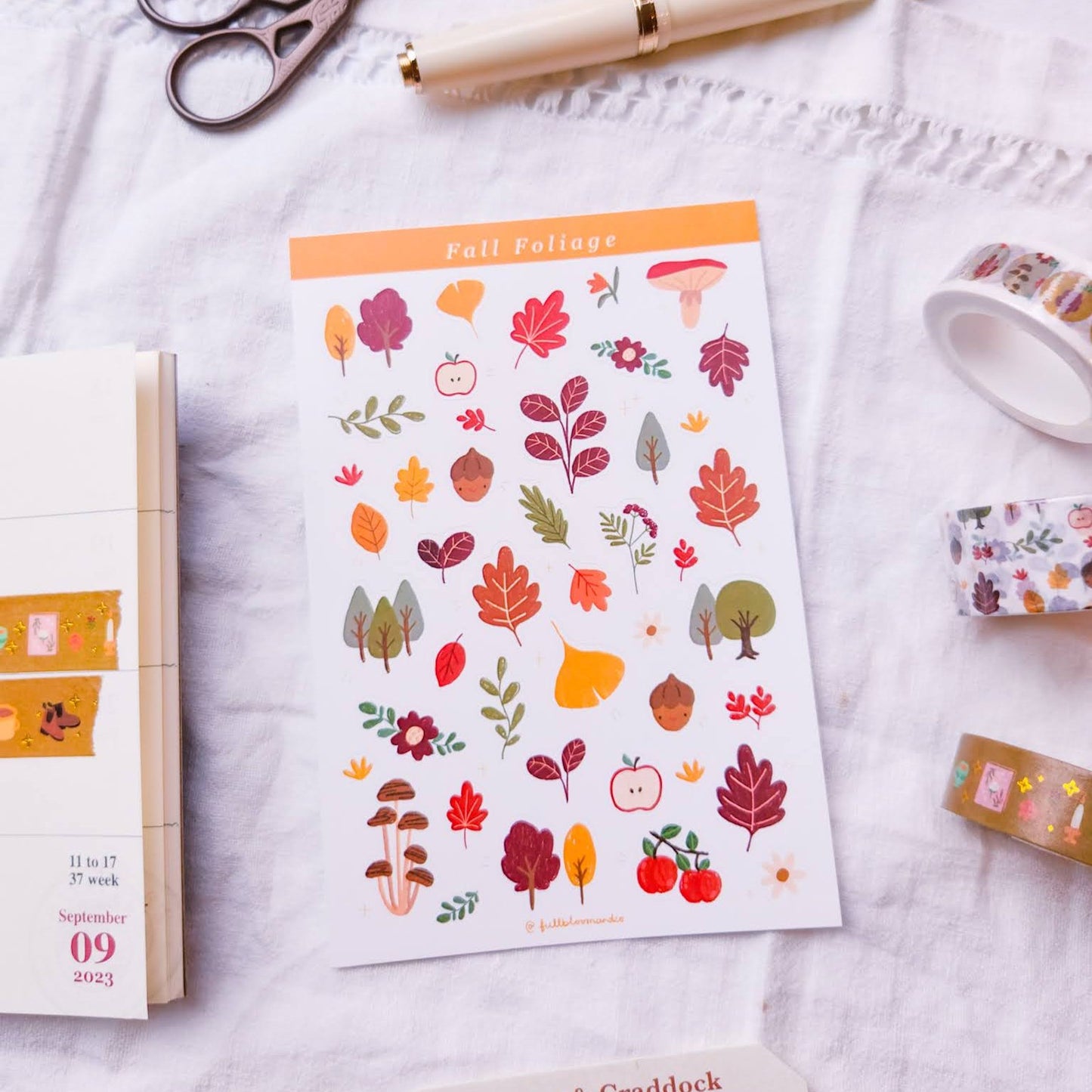 Fall Leaves Sticker Sheet