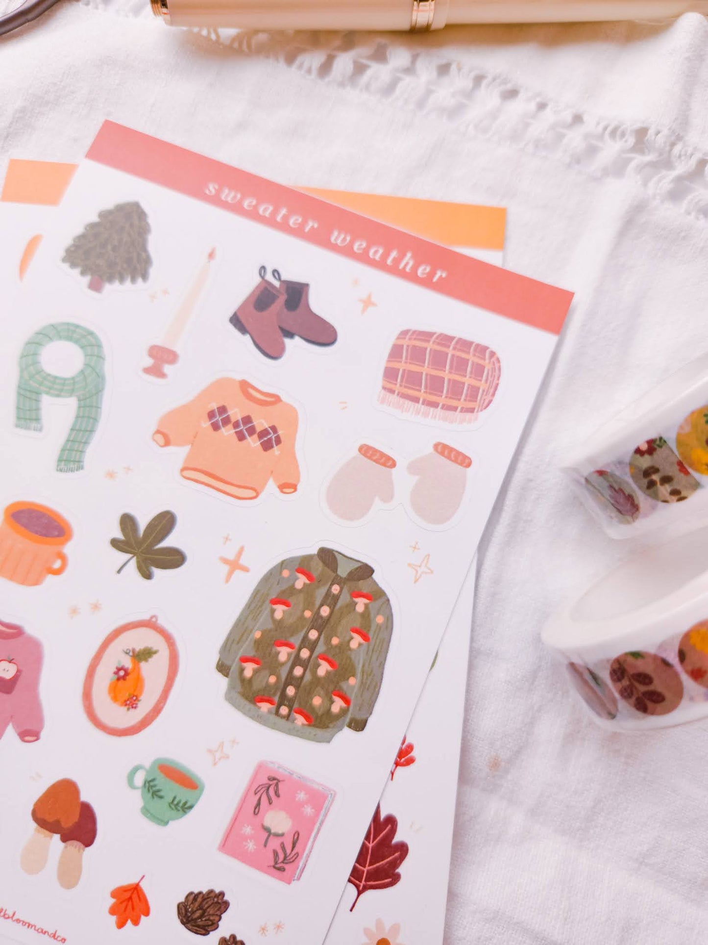 Sweater Weather Sticker Sheet